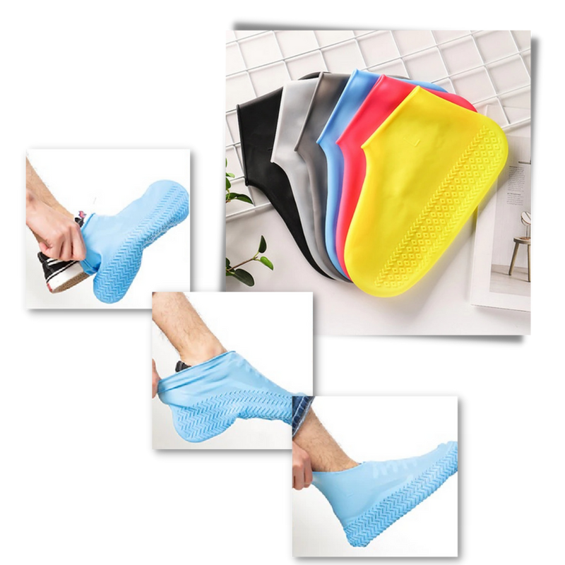 1 Paar Wasserfeste Silikon-Schuhüberzieher