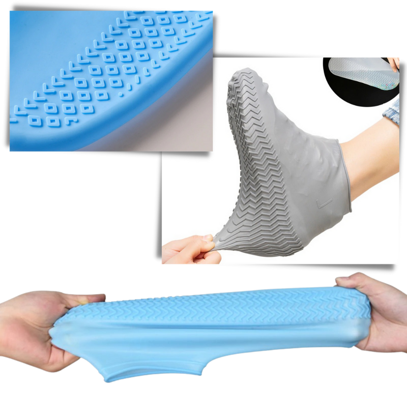 1 Paar Wasserfeste Silikon-Schuhüberzieher