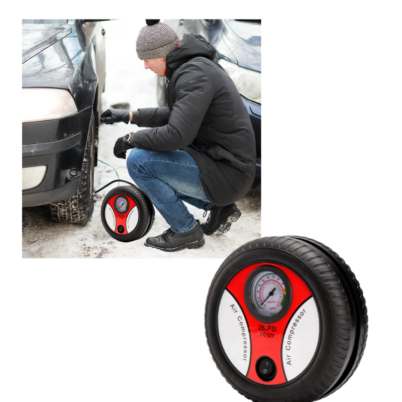 Tragbarer Luftkompressor für Autoreifen