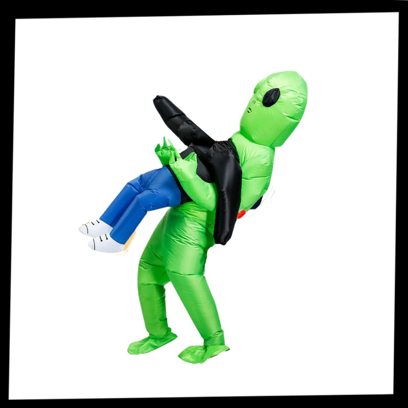 Aufblasbares Alien-Kostüm