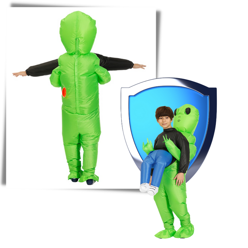 Aufblasbares Alien-Kostüm