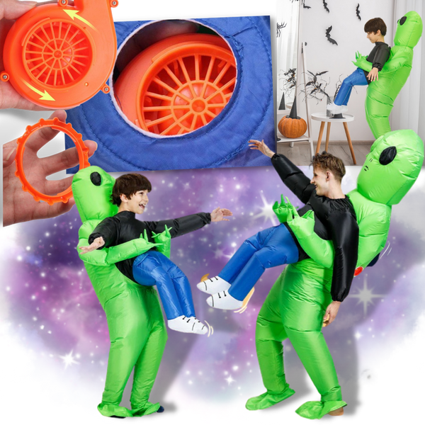Aufblasbares Alien-Kostüm