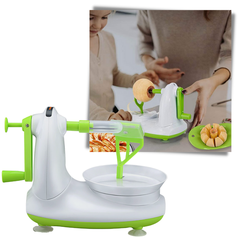 Handgekurbelter Obstschäler