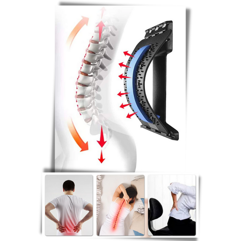 Rückenstrecker und Massagegerät