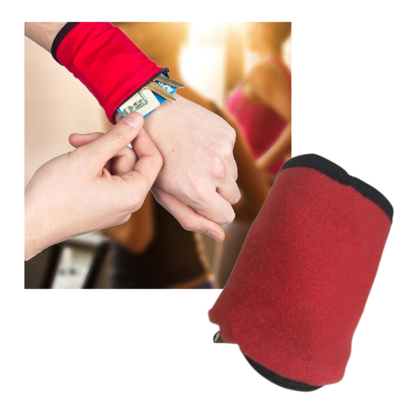 Armband mit Portemonnaie-Tasche