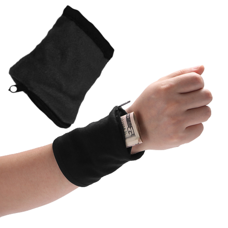 Armband mit Portemonnaie-Tasche