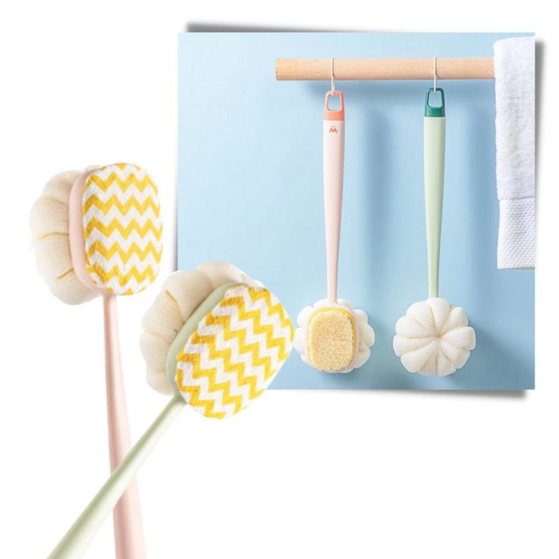 Peeling-Badbürste mit Körperpeeling