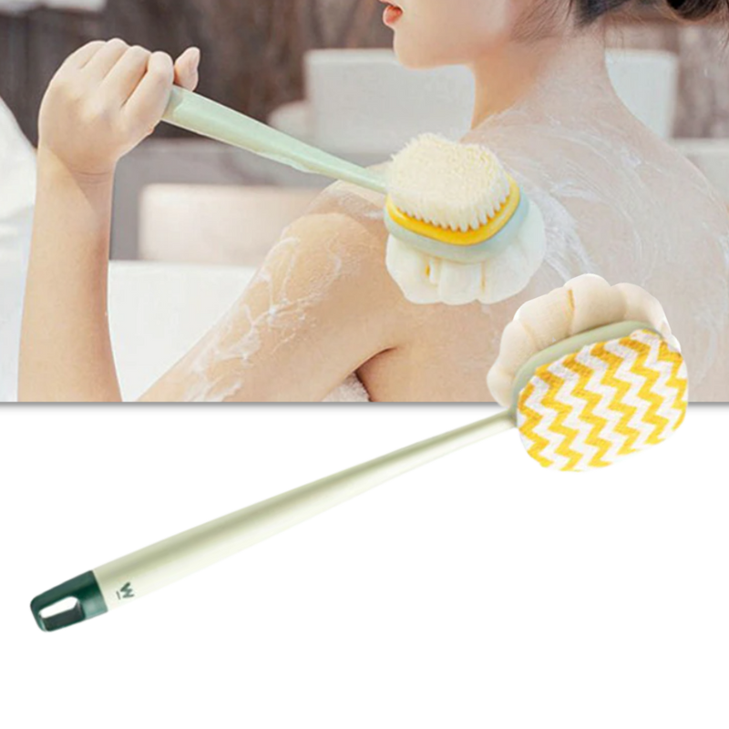 Peeling-Badbürste mit Körperpeeling