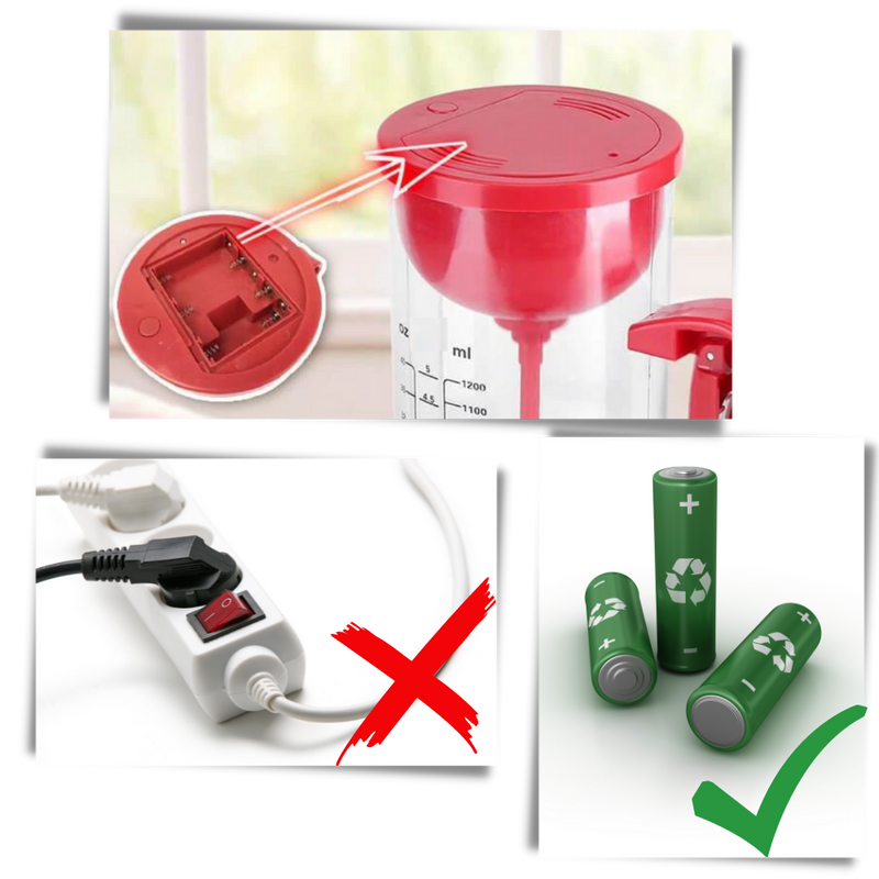 Kabelloser Batteriemixer und Verteiler