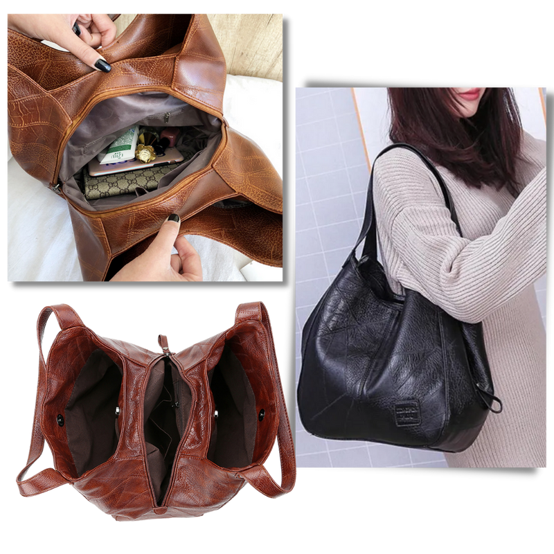 Klassische Handtasche mit großem Inhalt