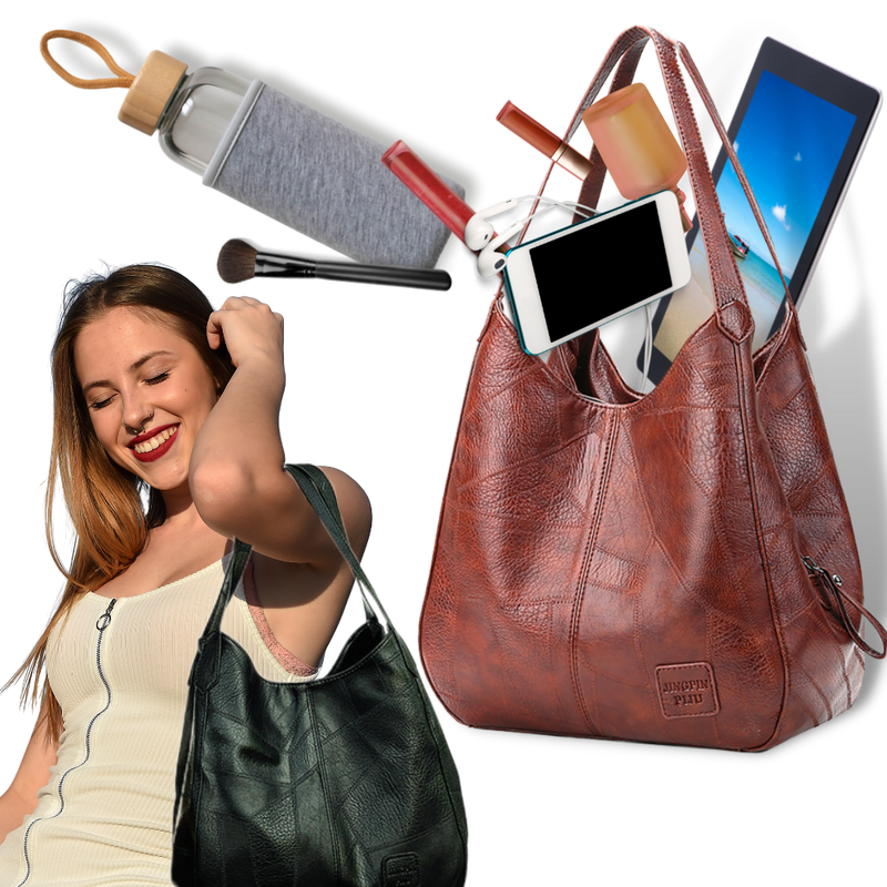 Klassische Handtasche mit großem Inhalt
