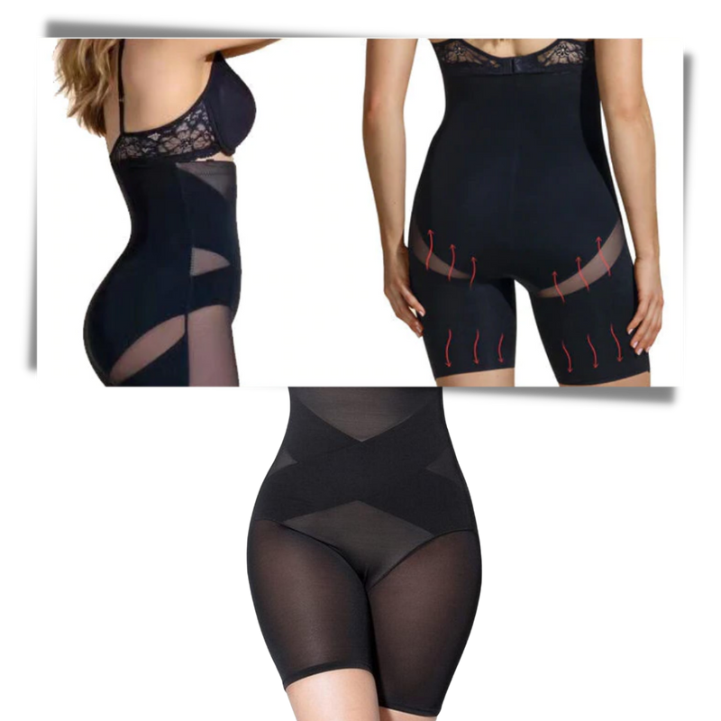Hohe Taille Schlankheits Form Kleidung