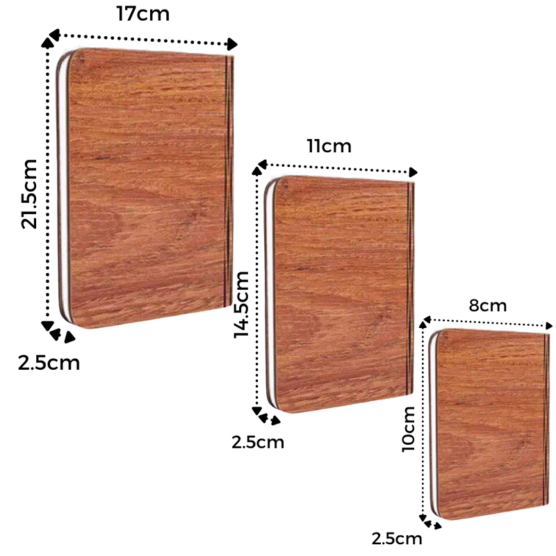 Wiederaufladbare Leselampe aus Holz