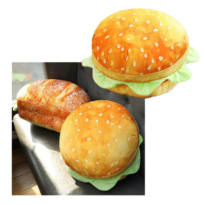 Plüsch-Burger-Kissen