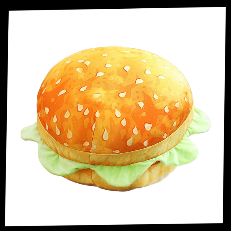 Plüsch-Burger-Kissen