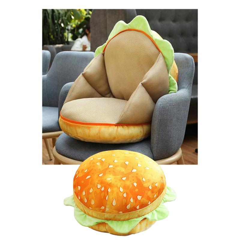 Plüsch-Burger-Kissen