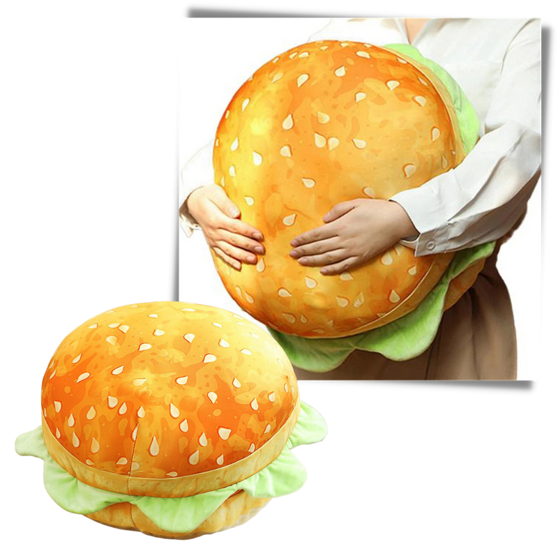 Plüsch-Burger-Kissen
