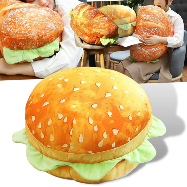 Plüsch-Burger-Kissen