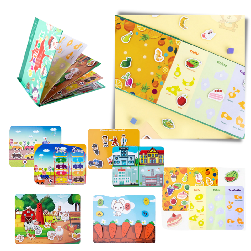 Montessori Lernbuch Spielzeug für Kinder