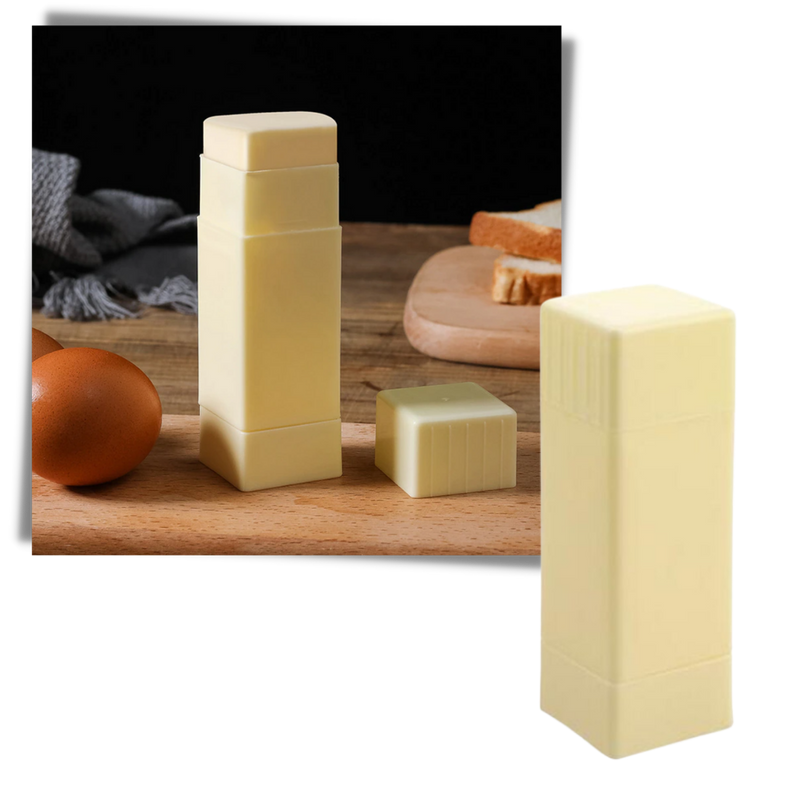 Butterstreichmaschine und Behälter