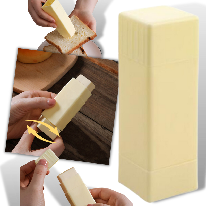 Butterstreichmaschine und Behälter