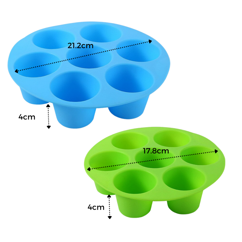 Rundes Silikon-Cupcake-Tablett