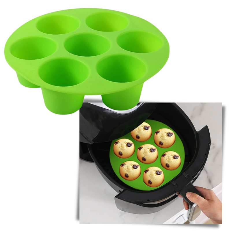 Rundes Silikon-Cupcake-Tablett