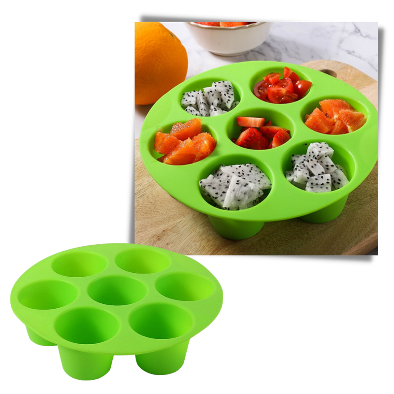Rundes Silikon-Cupcake-Tablett