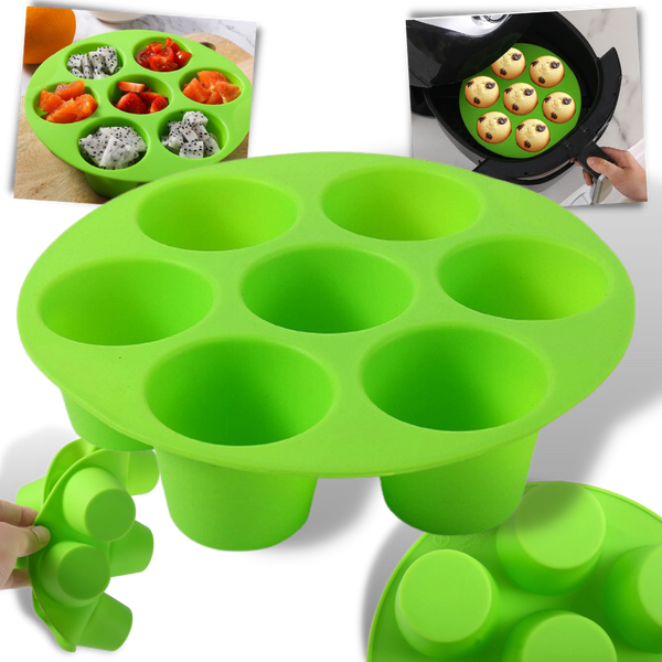 Rundes Silikon-Cupcake-Tablett
