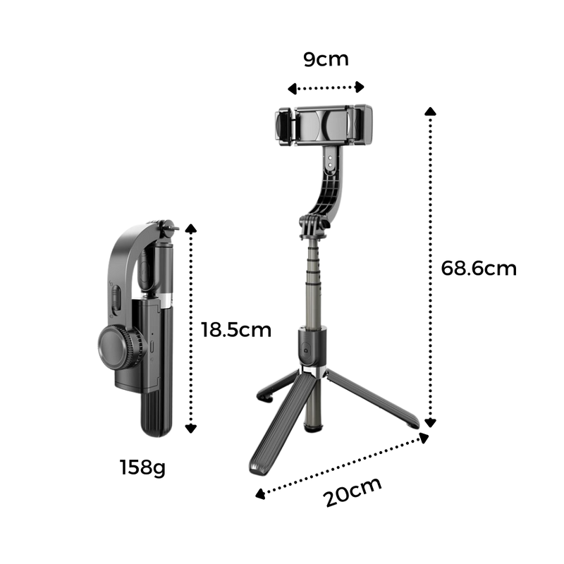 3-in-1-Kardanischer Telefonstabilisator