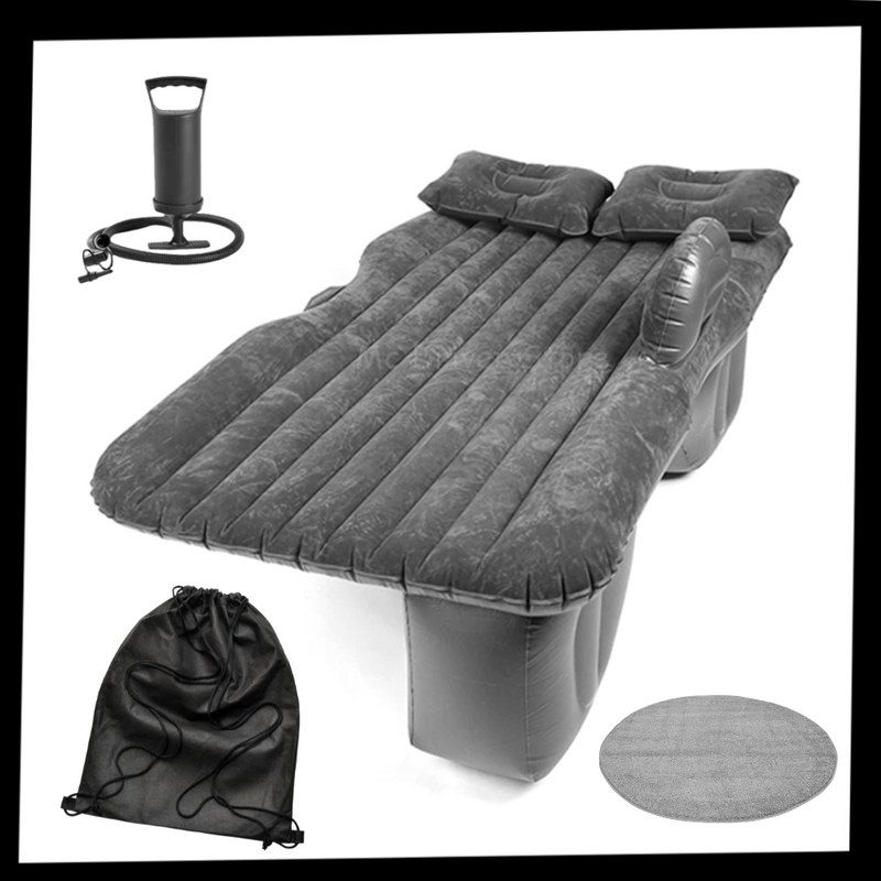 Aufblasbares Bett für Autorücksitz