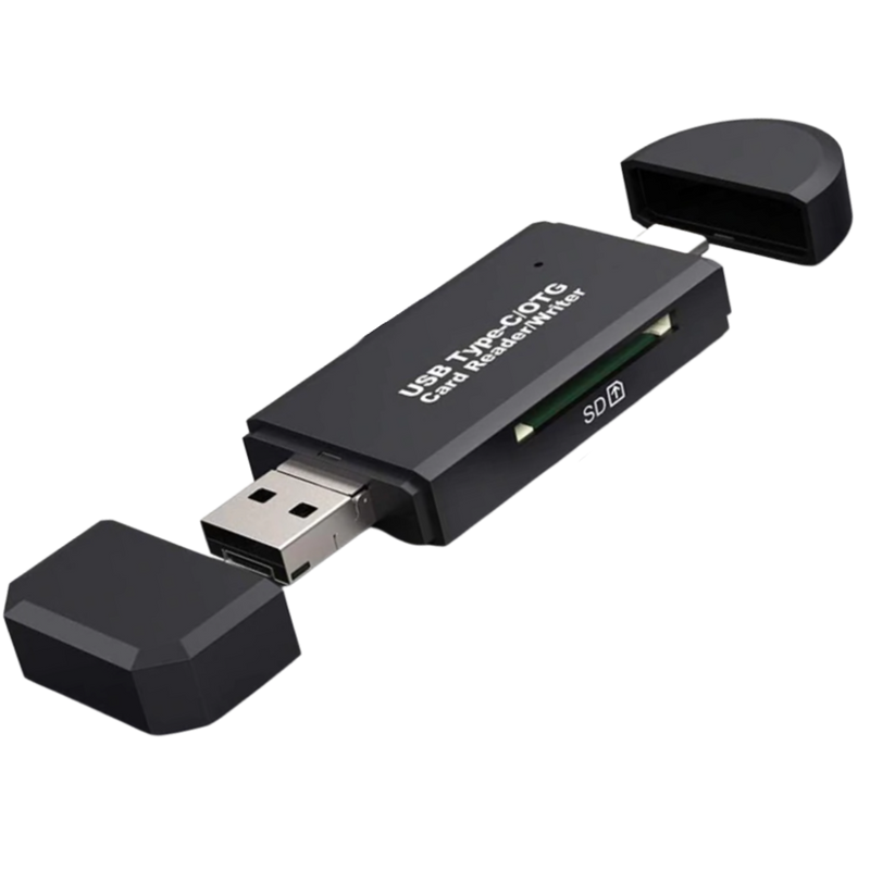 3-in-1 USB Speicherkartenlesegerät