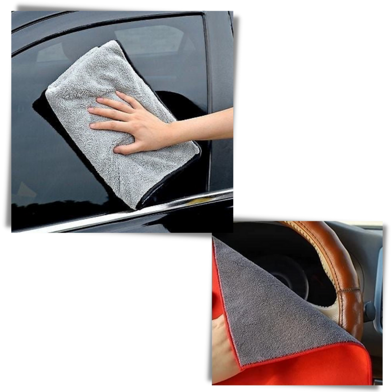 Saugfähiges Reinigungstuch für Autos