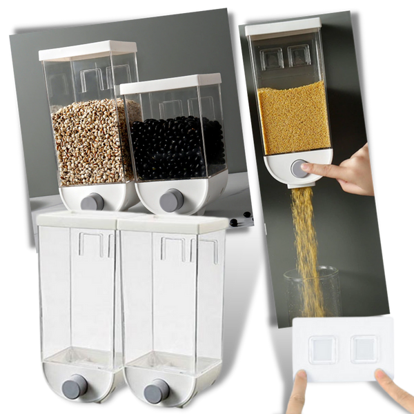 Selbstklebender Müslispender für die Wandmontage