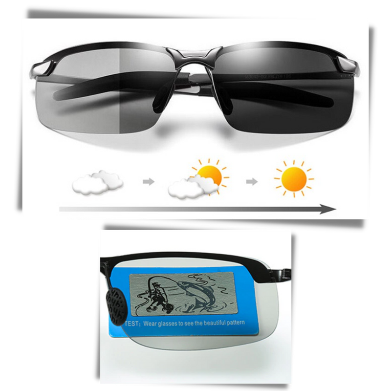 Photochrome UV-Sonnenbrillen für Männer
