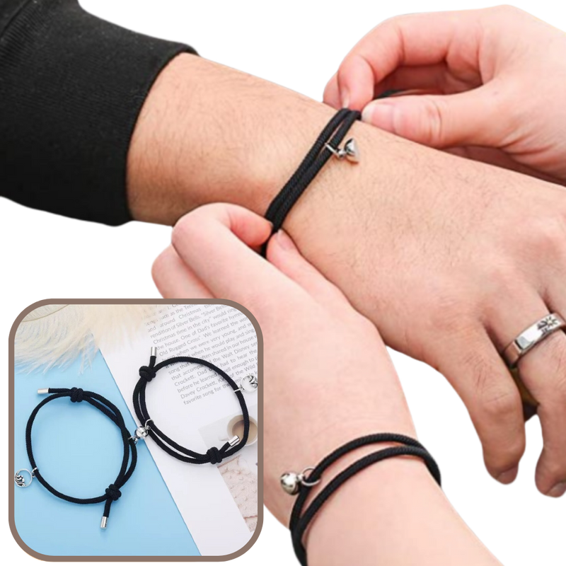 2er-Set magnetische Armbänder für Paare