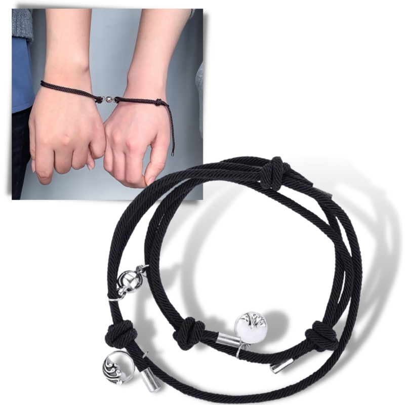 2er-Set magnetische Armbänder für Paare