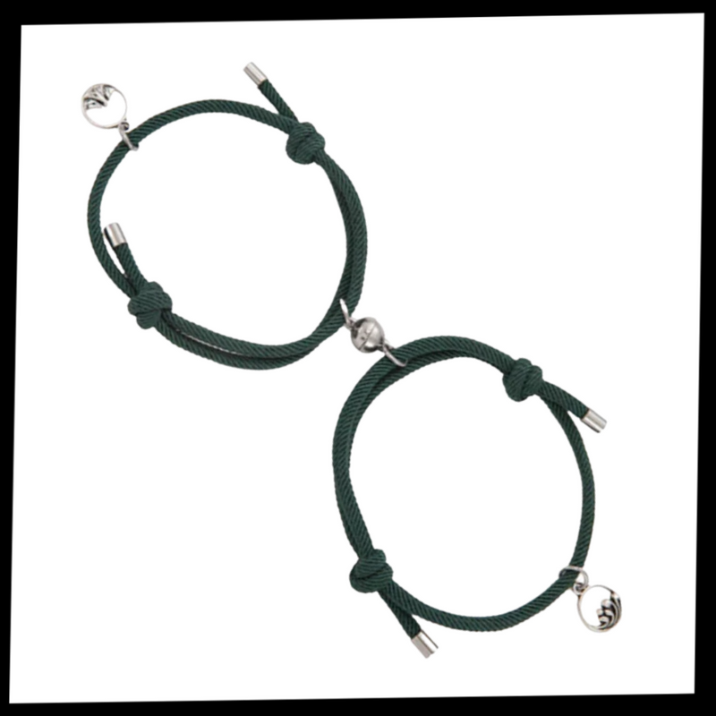 2er-Set magnetische Armbänder für Paare