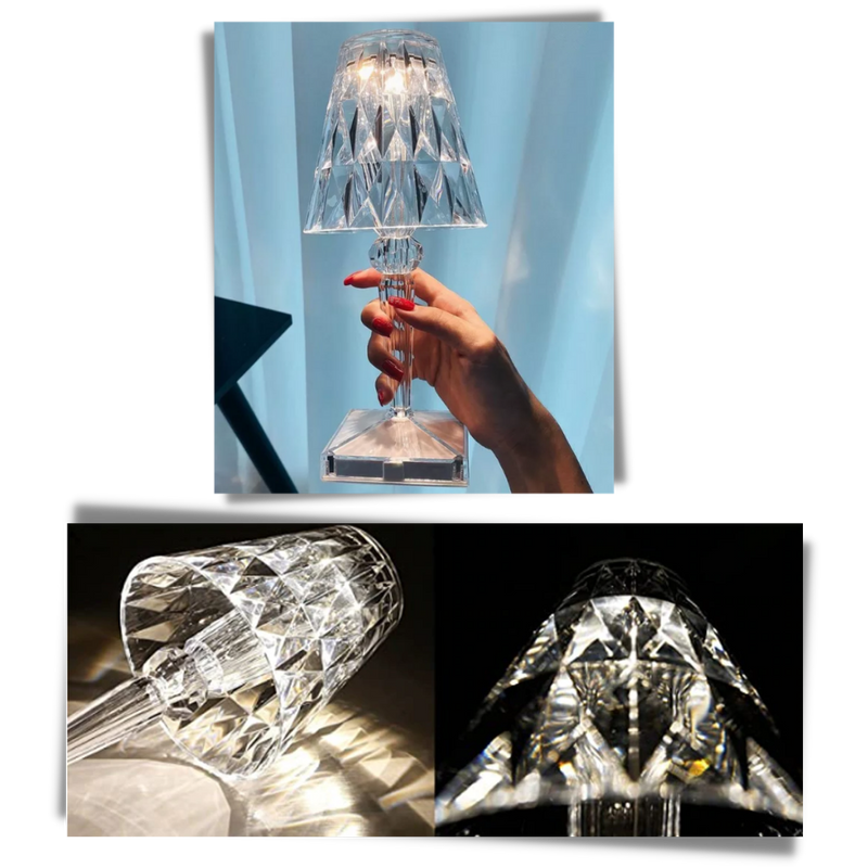 Acryl-Kristall-Schreibtischlampe