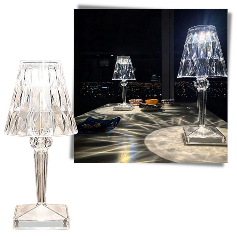 Acryl-Kristall-Schreibtischlampe