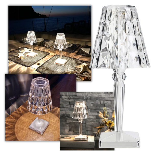 Acryl-Kristall-Schreibtischlampe
