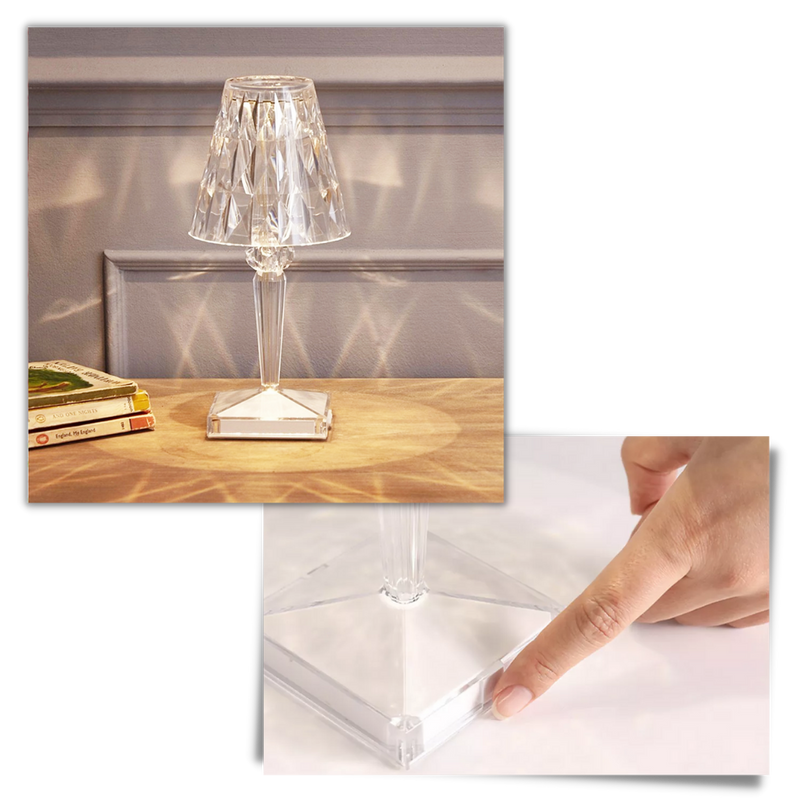 Acryl-Kristall-Schreibtischlampe