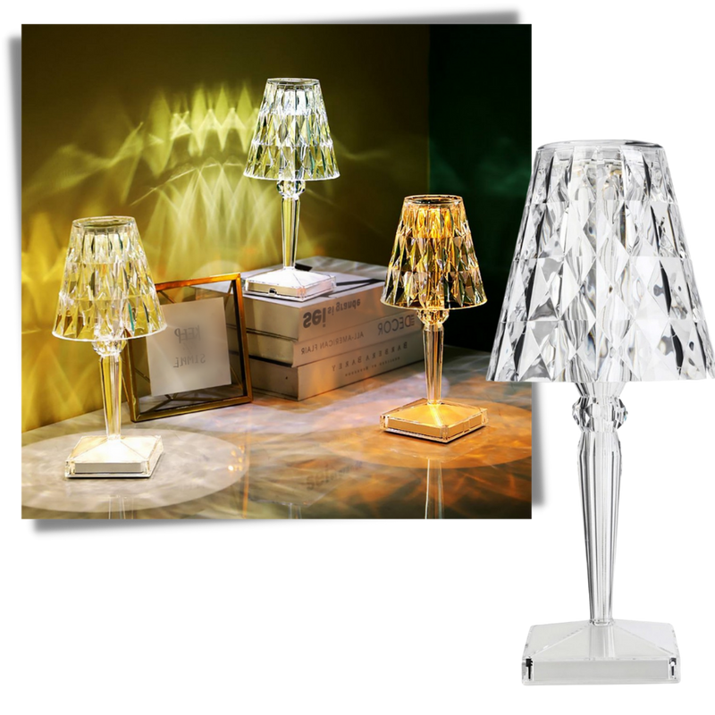 Acryl-Kristall-Schreibtischlampe