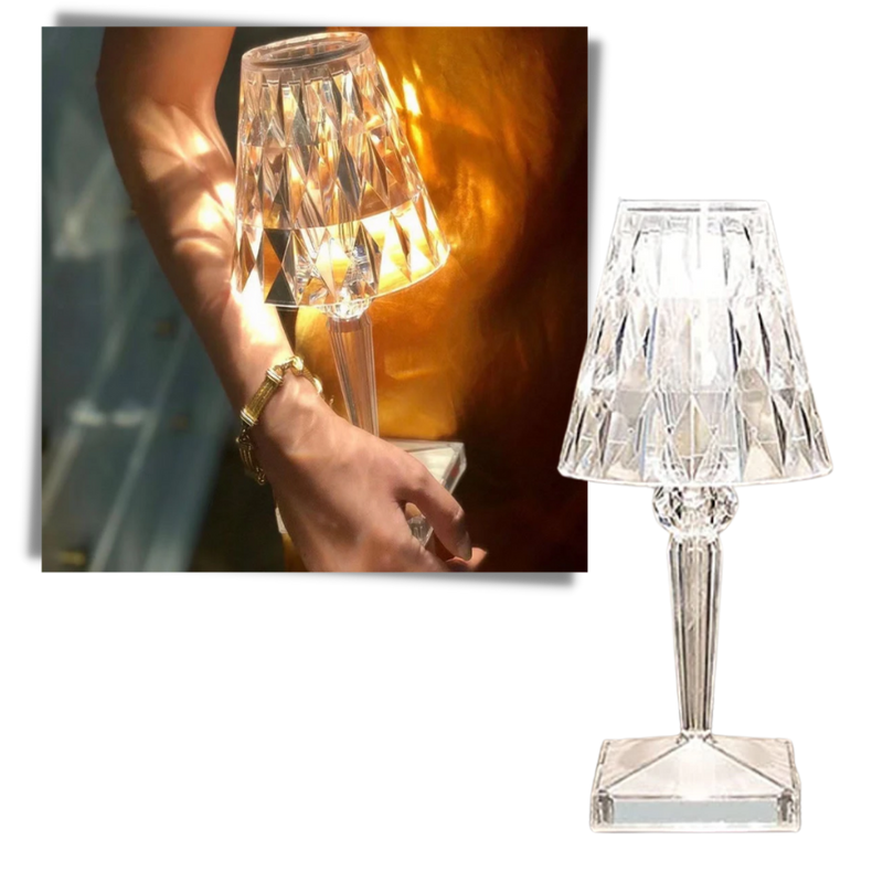 Acryl-Kristall-Schreibtischlampe