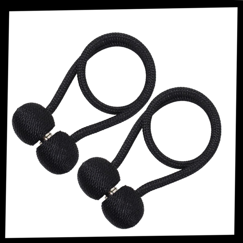 2er-Pack magnetische Vorhangschnallen