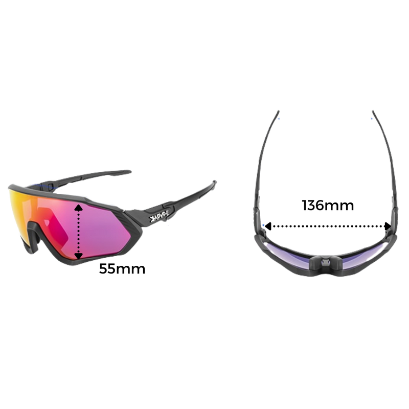 Polarisierte Radfahrer-Sonnenbrille
