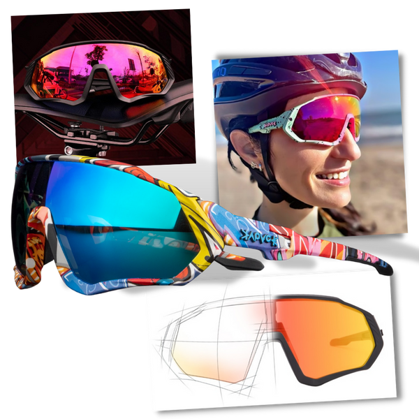 Polarisierte Radfahrer-Sonnenbrille