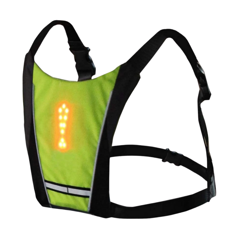 Reflektierende Radfahrweste mit LED