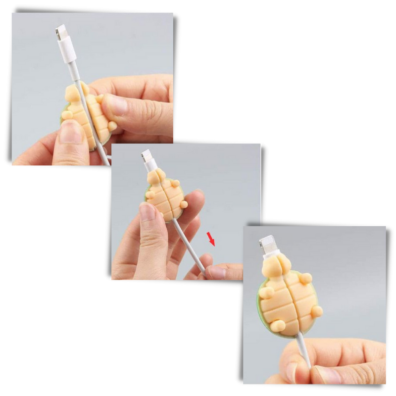 4er-Pack Ladekabel-Schutzvorrichtungen