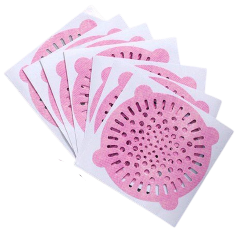 10er-Pack selbstklebende Einweg-Abflussfilter